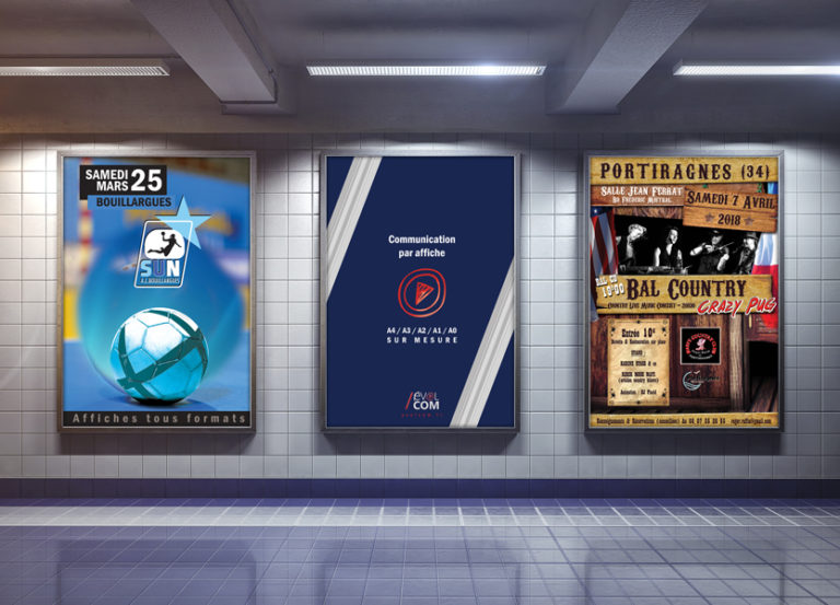 Création et impression d’affiches posters tous formats dans le gard entre Nîmes et Anduze