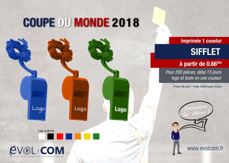 objets pub coupe du monde