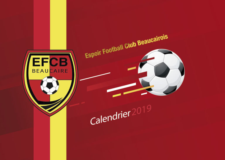 creation calendrier club de foot gard
