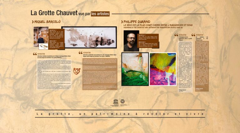 Création graphique pour la Grotte Chauvet